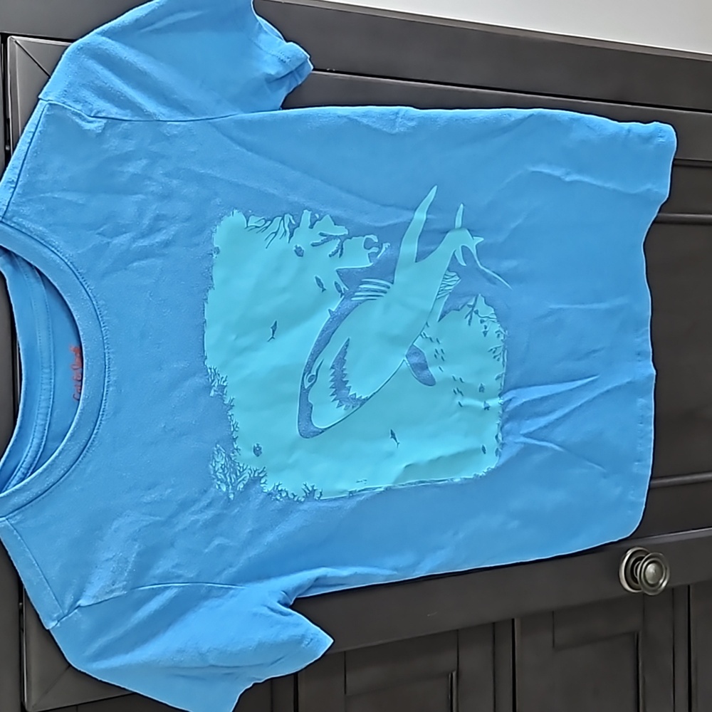 Blue shark shirt
